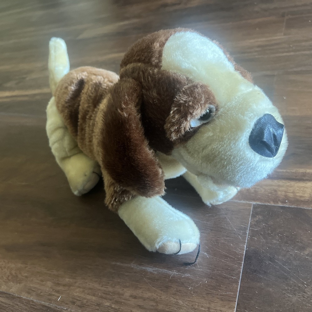 VINTAGE Animal Fair Basset Hound Dog Spilled Guts Internal Organs 14" Plush